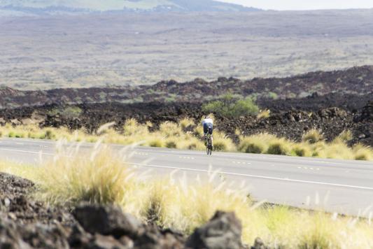  Ironman Hawaii 2017 Radfahren in den Lava Feldern