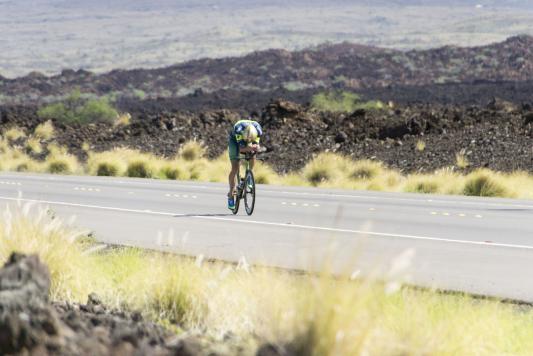  Ironman Hawaii 2017 Andy Potts in den Lava Feldern