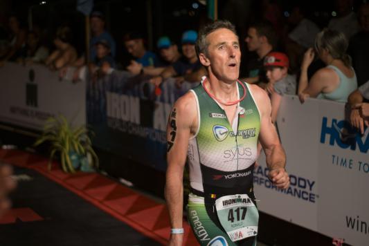  Ironman Hawaii 2017 Ronald Coolkens at the finishline